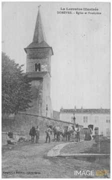 Église et presbytère (Domèvre-en-Haye)